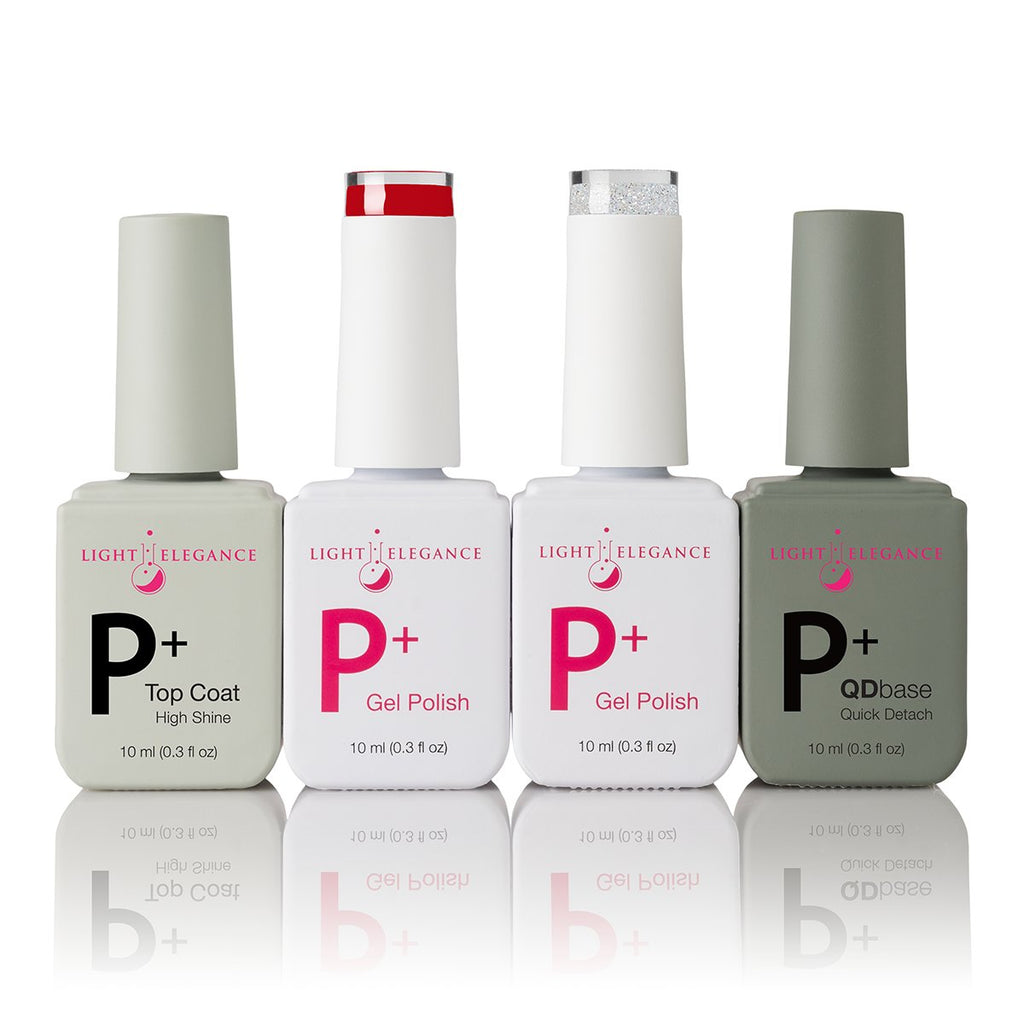 P+ Gel Polish System | HEMA Free Soak-Off Gel Polish by LE