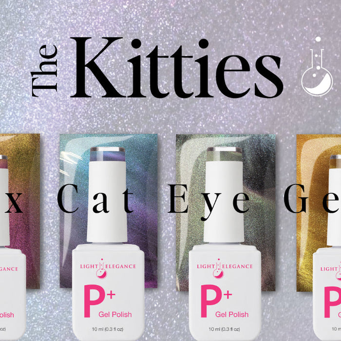 NEW LE Kitties | Cat Eye Gel Polishes + Top Coat