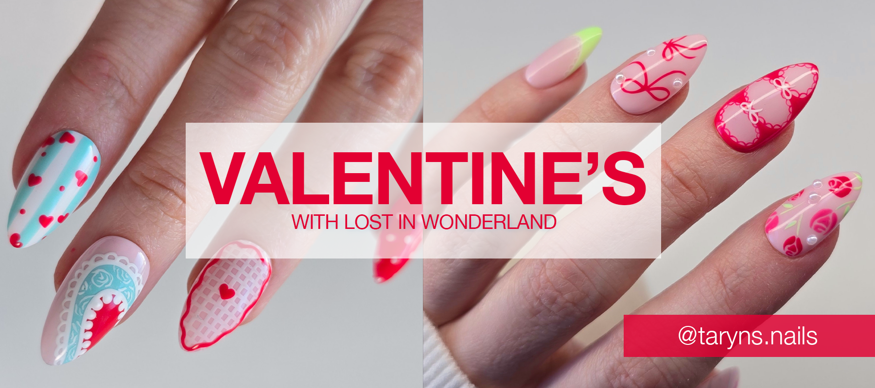 Valentine’s Nail Art with Lost in Wonderland