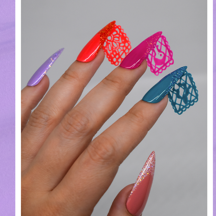 Celebrating Cinco de Mayo with Papel Picado Nail Art by Ashley Biasella | Viva La Fiesta