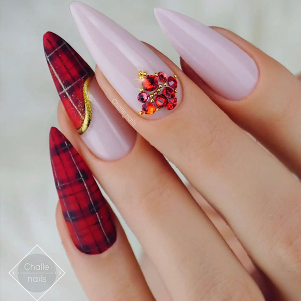 10 Festive Nail Art Designs using Light Elegance | WINTER NAIL INSPO