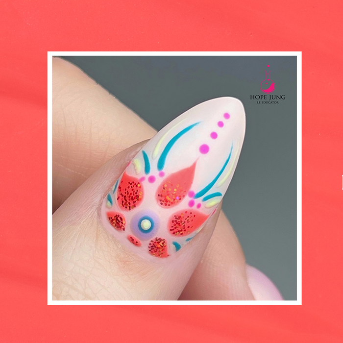 Hope Jung Creates a Dia de Los Muertos Inspired Sugar Skull | Summer Nail Art ft Viva La Fiesta