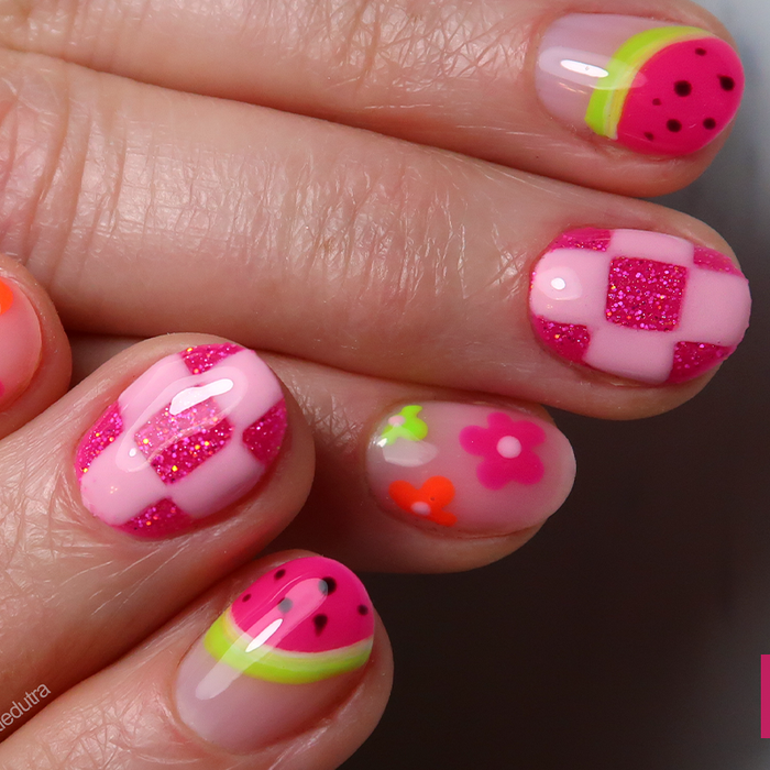 Cute Summer Nail Art Ideas by Katie Dutra