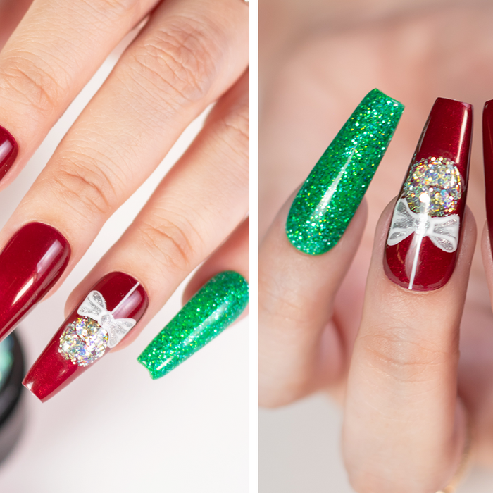 On-Trend Holiday Nail Art | Christmas & Festive Nail Art Inspiration by LE Educator, Ashley Biasella