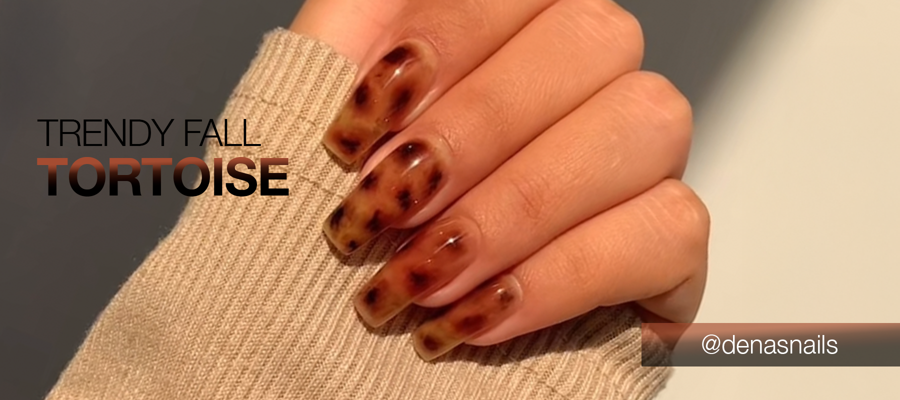 Tortoise Nails Are Trending: How @DenasNails Created the Perfect Fall Look Using JimmyColors