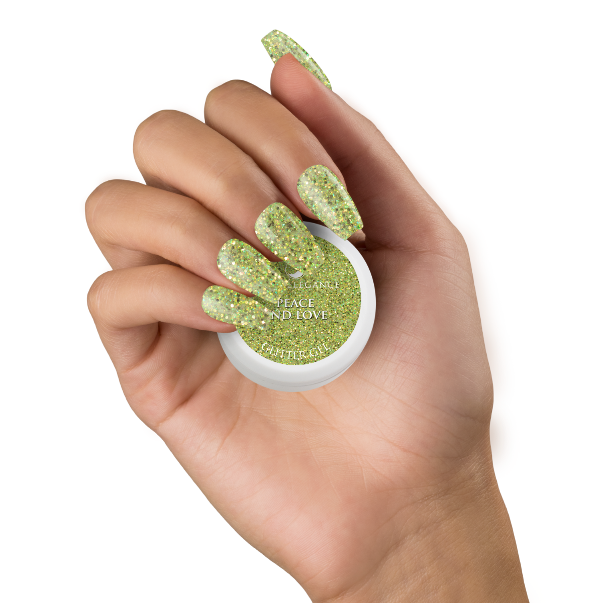 Peace and Love Glitter Gel 10 ml