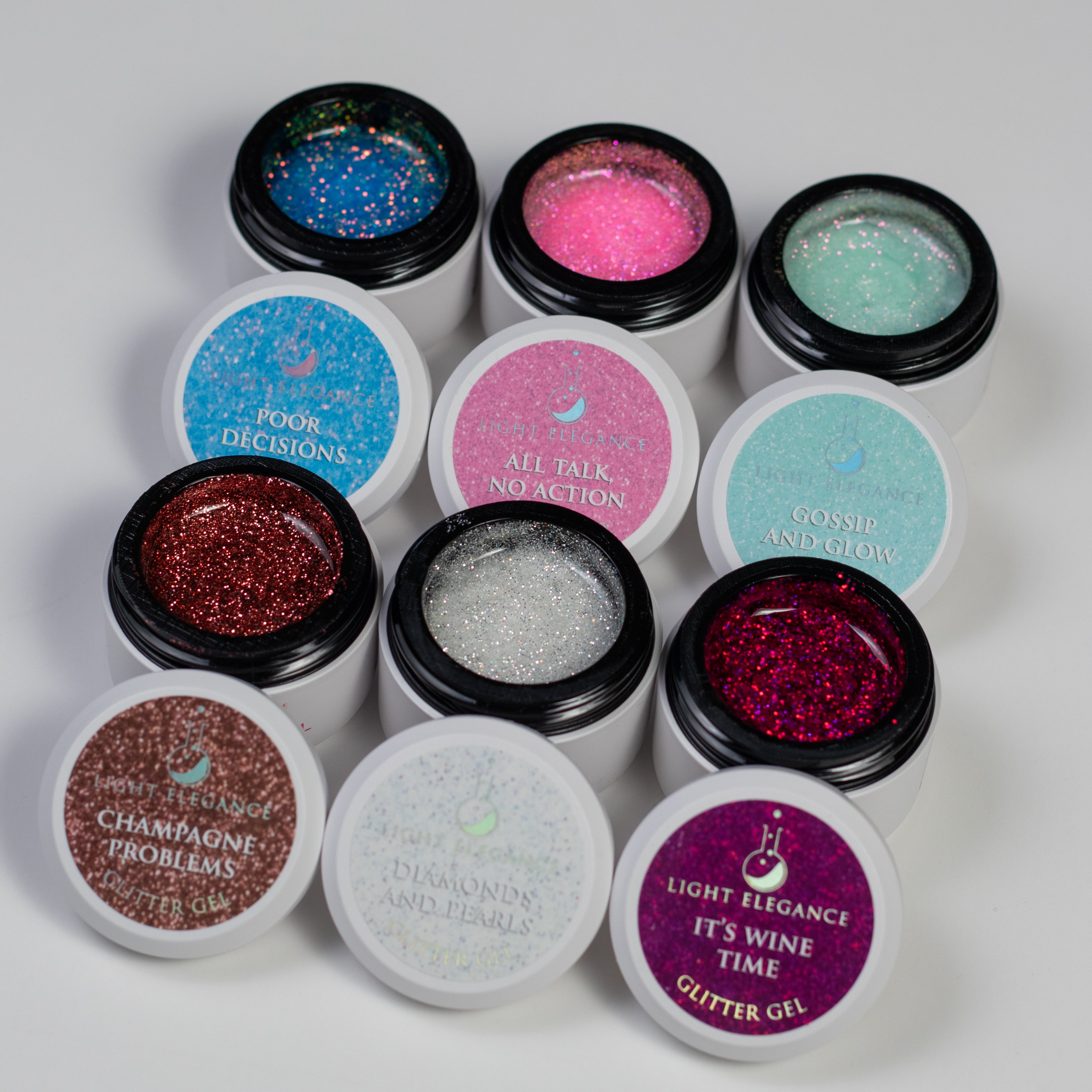 NEW Girls Night In Glitter Gel Collection