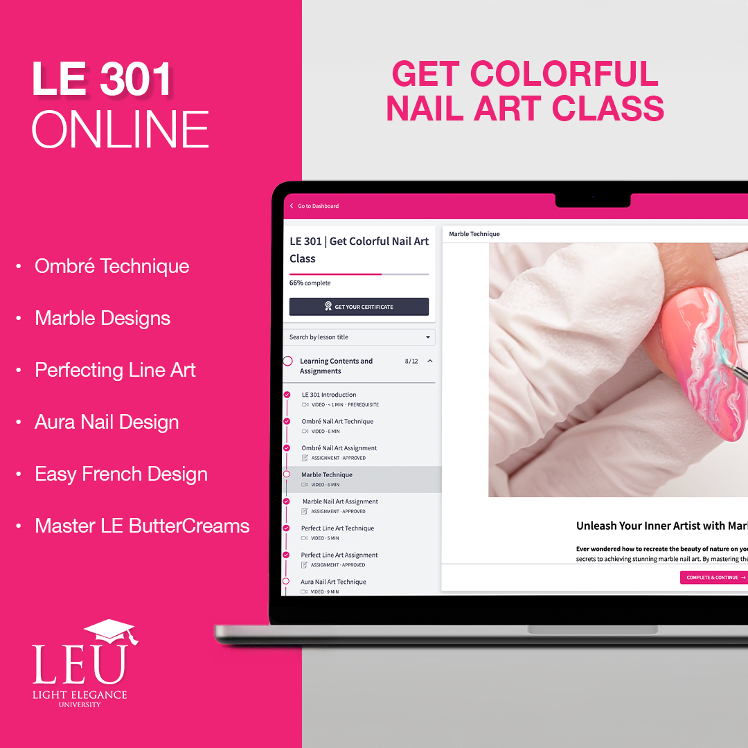 LE 301 | Get Colorful Nail Art Class