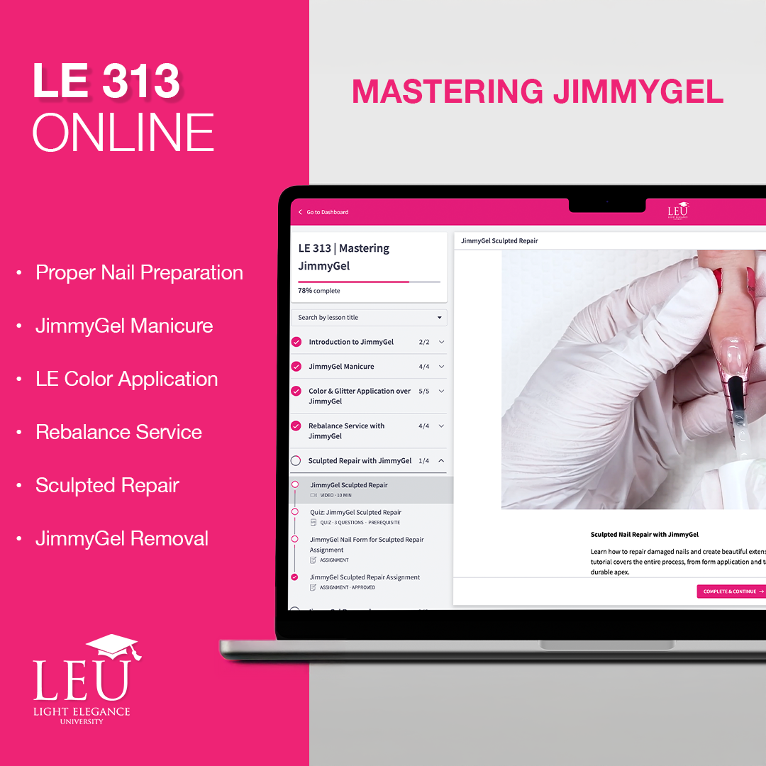 NEW! LE 313 | Mastering JimmyGel