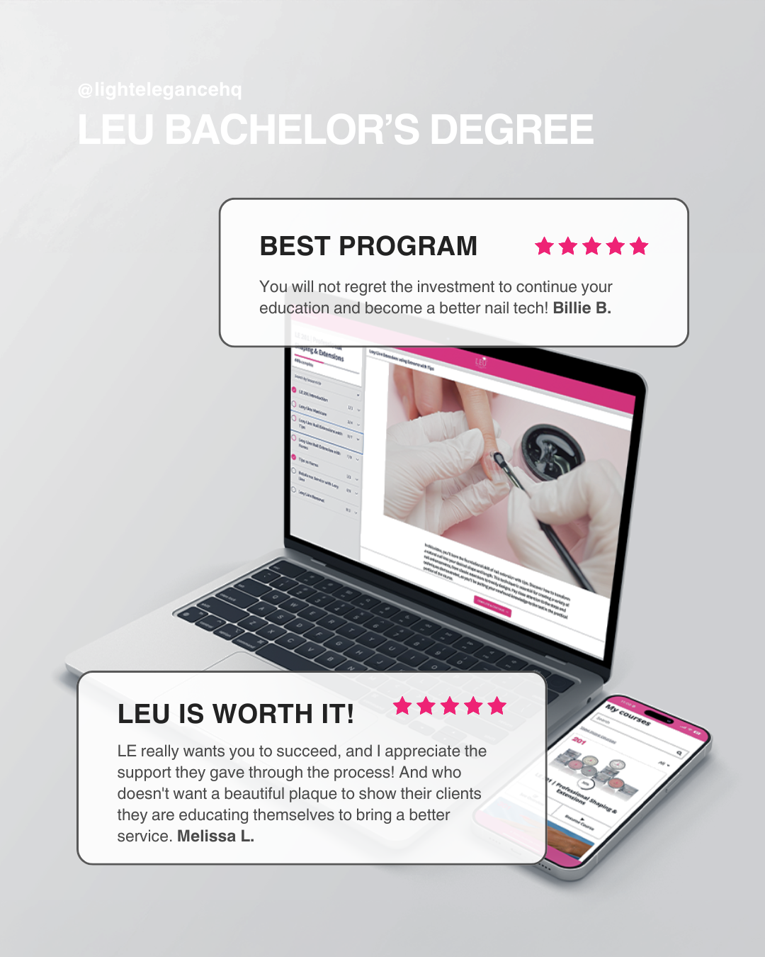 LE 201 | Professional Shaping & Extensions
