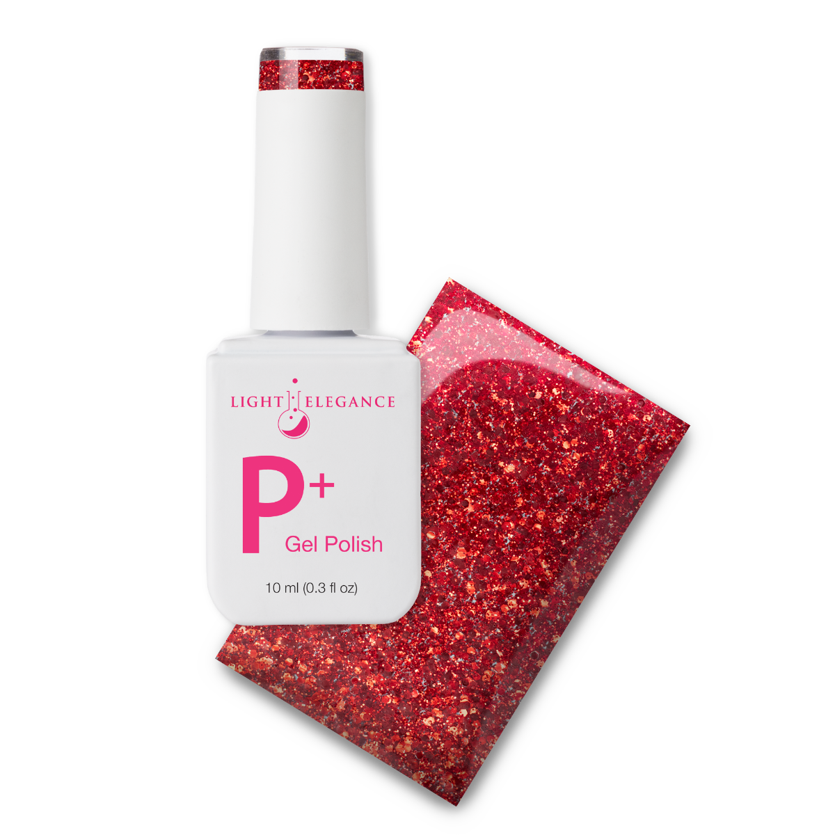 P+ Little Red Sled Glitter Gel Polish 10 ml ⭐ EXTRA 5% ⭐