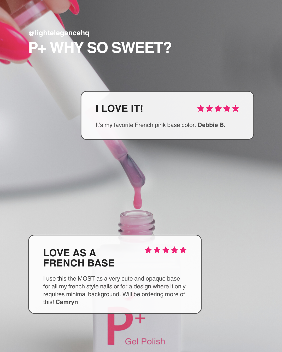 P+ Why So Sweet? Gel Polish 10 ml