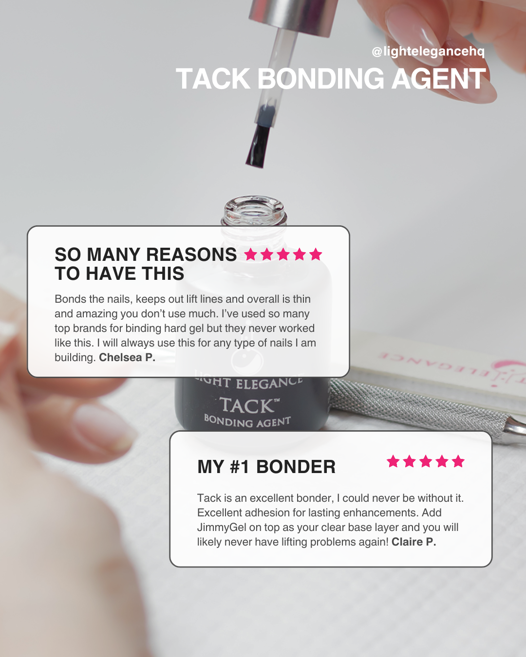 Tack UV/LED Bonding Agent