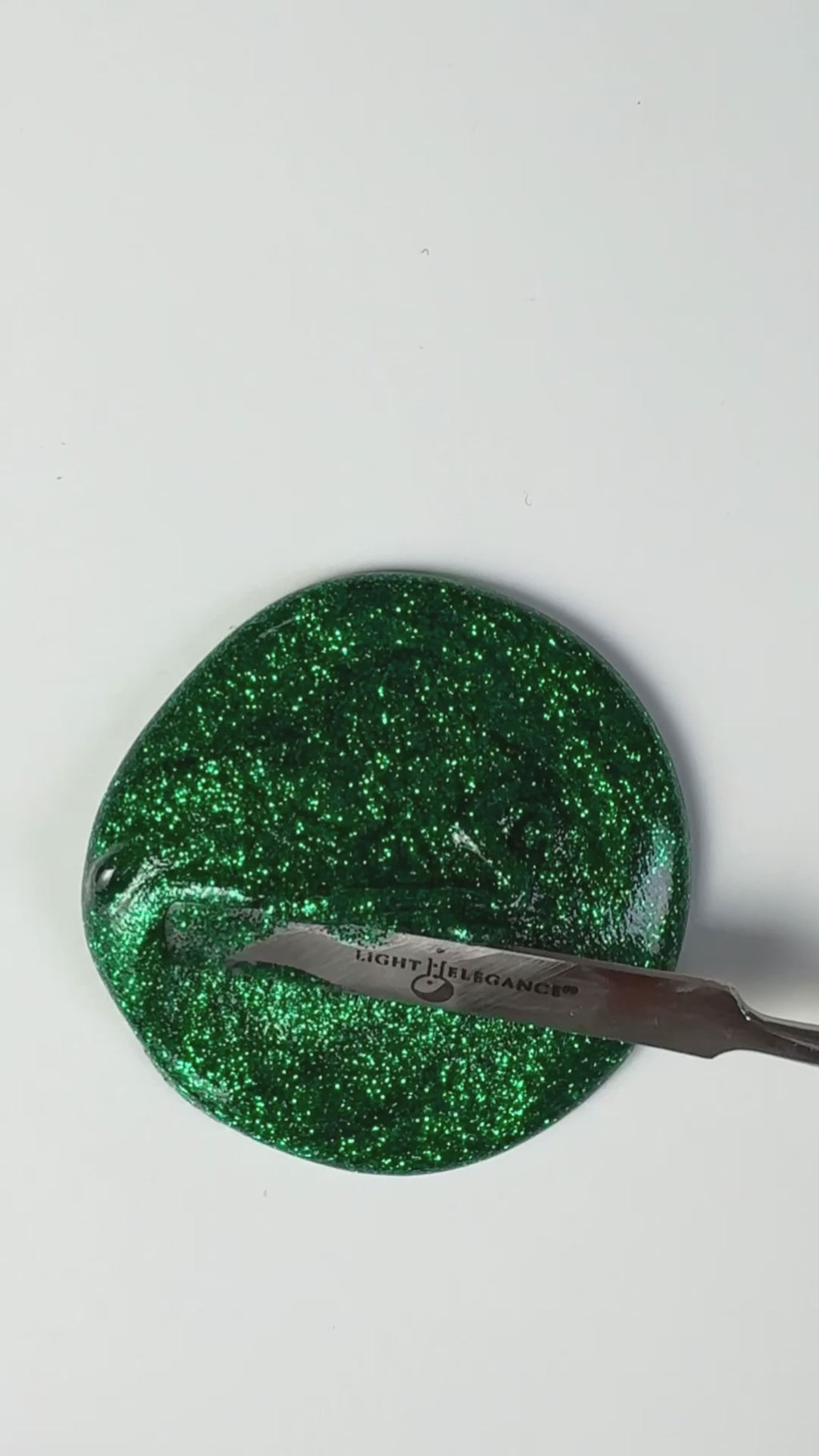 P+ Emerald Green Glitter Gel Polish 10 ml