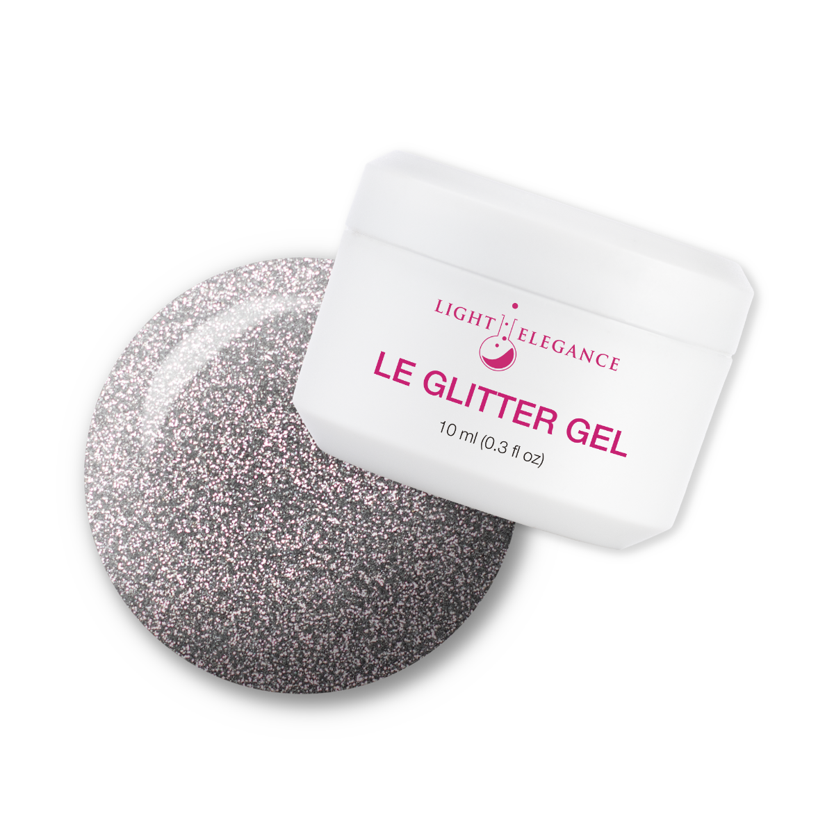 Silver Sparkle Glitter Gel 10 ml