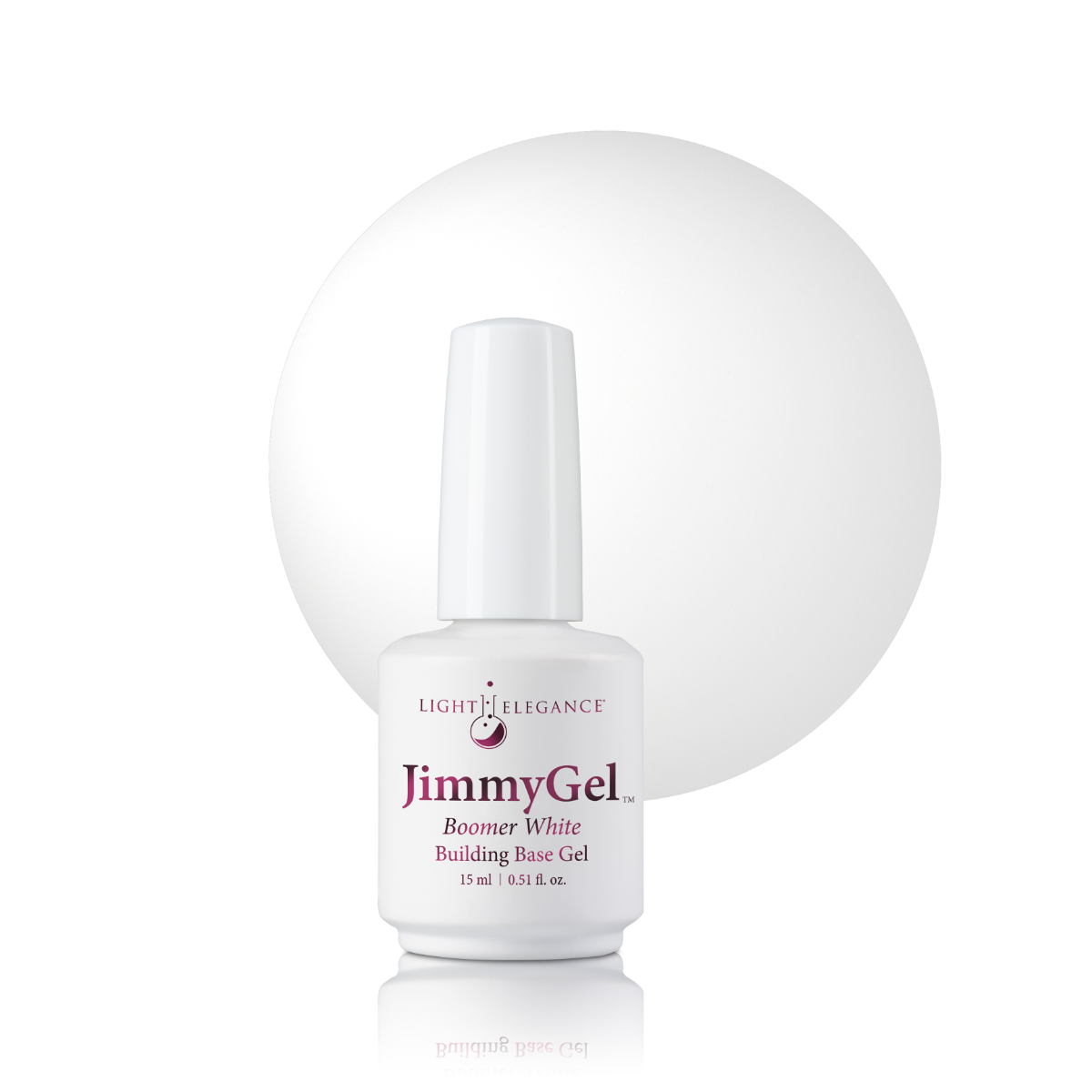Boomer White JimmyGel Soak-Off Building Base